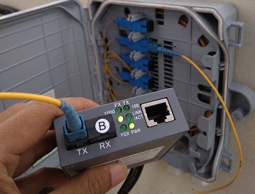 Fiber optik media converter